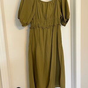 Olive Green Women's Dress